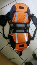 Alforjas de poliéster para perros pequeños, medianos y grandes, mochila para acampar y hacer senderismo, regalo gratuito