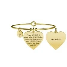 

Kidult Bracelet FRIENDSHIP IS A SINGLE SOUL. .. ARISTOTLE 731643 LOVE
