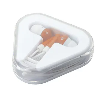 

Lot 25 PCs Earphones PVC case triangulate PS. Cord: 120 cm.