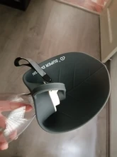 Botella de agua portátil para mascotas, tazón de viaje de 580ml con diseño de hojas de silicona suave para cachorros y gatos, dispensador de agua para mascotas al aire libre