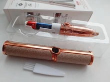 Pluma del condensador de ajuste para cejas para mujer, depiladora Facial de maquillaje, Afeitadora eléctrica portátil indolora, depilación corporal