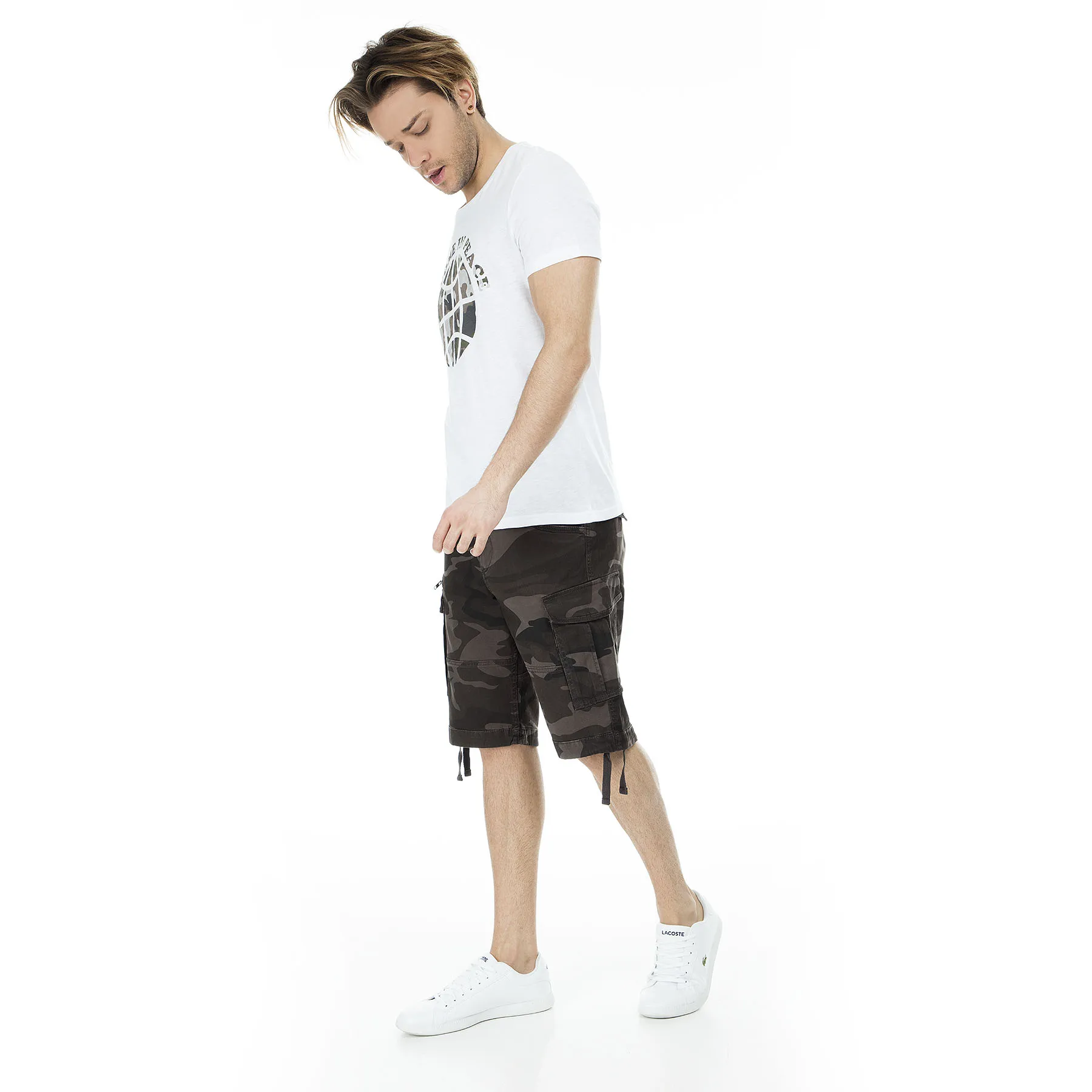 Джинсы Jack& Jones, Jjichop, короткие мужские 12150740 - Цвет: Серый