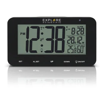 

Alarm Clock Explore Scientific RDC-1004 LCD Black