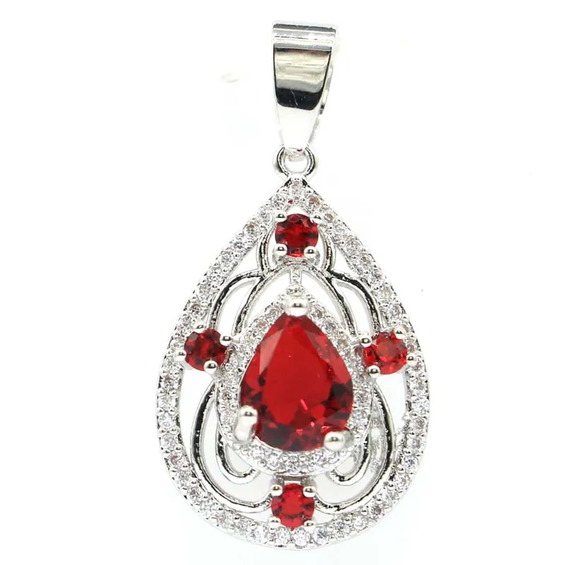 33x17 мм романтичная создана полые капли фиолетовый танзанит красная кровь для