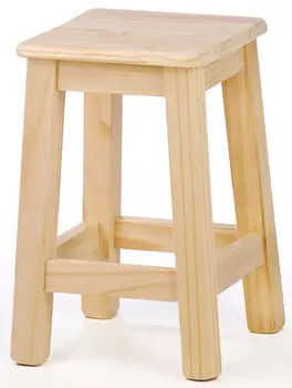 

Stool bass kitchen Stool home 45cm low chair Stool bass Wood Stool bass without varnishing Stool economic bass