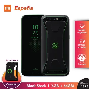 

[Versión Global para España] Black Shark 1 (Memoria interna de 64 GB, 6GB de RAM, 4,000 mAh, 20MP front camera)