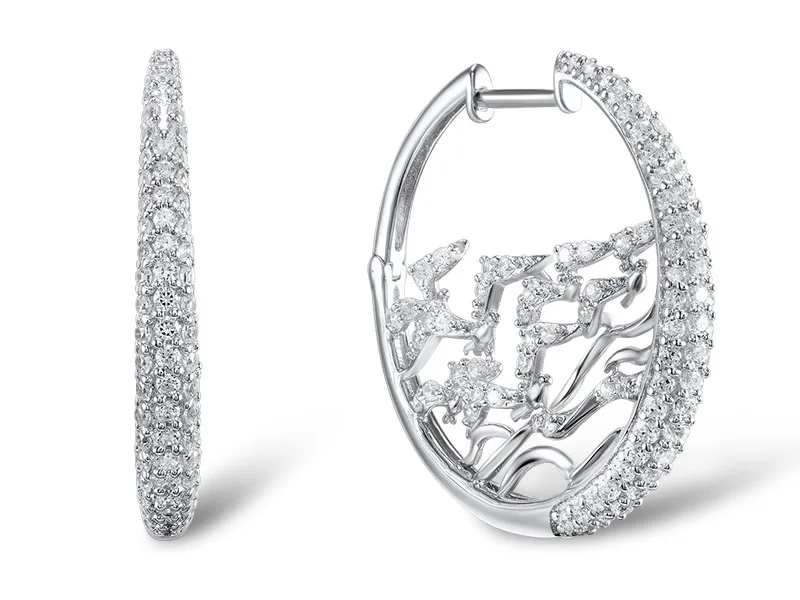 Серебряные серьги VALTERA проба 925