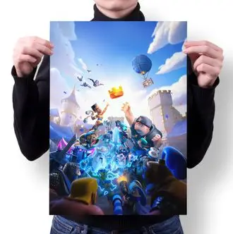Плакат Клеш Рояль Clash Royale №2 А3 | Дом и сад