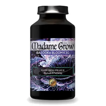 

BAZOOKA BLOOM K30-BUSTING BUDS-MADAME GROW SUPER CONCENTRATED POTASSIUM-YOU FAT YOUR PLANTS AND IMPROVED FLAVOR 250 L