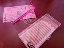 GAHAMACA-Extensión y volumen de pestañas prefabricadas en Rusia, pestañas individuales de visón curvado 2D/3D/4D/5D/6D