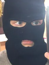 Máscara de cobertura de la cara completa, gorro de Pasamontañas de punto de 3 agujeros, táctica del ejército CS, para invierno, esquí, ciclismo, gorro, bufanda, mascarilla facial cálida