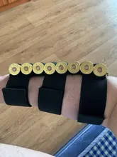 Estuche táctico militar para Rifle, 8 rondas, con culata, porta munición, calibre 12/20, funda para el brazo, caza, Mag