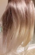 Brillo total de Clip en extensiones de cabello humano Color degradado 3 uds 50g 100% máquina de cabello humano Remy horquillas Clip en extensiones de cabello