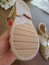 Sandalias de cuero genuino para niñas 2020, zapatos de verano para niños, zapatos huecos de corazón para niños, Sandalias planas para niñas, zapatos de princesa KS604