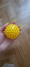 Pelota de Yoga y masajes con pinchos de PVC, 70mm, punto de disparo, deporte, Fitness, dolor en el pie, estrés, alivio del músculo, pelota de relajación, herramienta de cuidado saludable