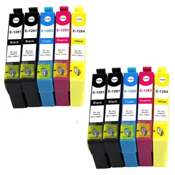 

Ink cartridge Pack 10 x EPSON T1281/2/3/4 Compatible