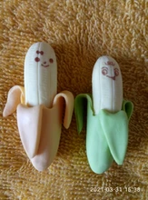 Goma de borrar con motivos frutales para niños, lápiz con motivos frutales, 2 uds.