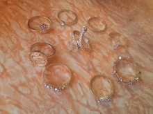 Conjunto de anillos de serpiente para mujer, conjunto de anillos ajustables para niñas, accesorios punk, joyería de moda