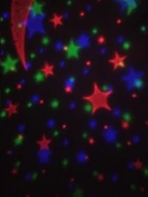 Proyector LED de estrellas para Noche de Luna, lámpara de luz nocturna giratoria de cielo para niños, dormitorio de bebé, regalo de Navidad