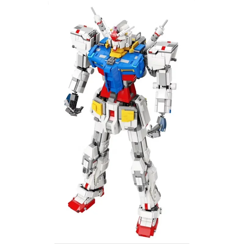 DHL горячие продажи, супер робот войны меха классическая модель Gundam 18K-RX78-2 1: 60 3500 шт факсированная скоба, конструкторные блоки, Детские кубики елочных игрушек