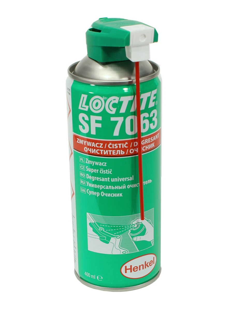 Аэрозоль для очистки. Loctite SF 7063. Очиститель Loctite SF 7063. Loctite 7063 400 мл. Обезжириватель Loctite 7063.