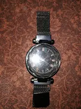 WOKAI-relojes de lujo magnéticos para mujer, pulsera de cuarzo femenina con diamantes informales a la moda, Zegarek Damski