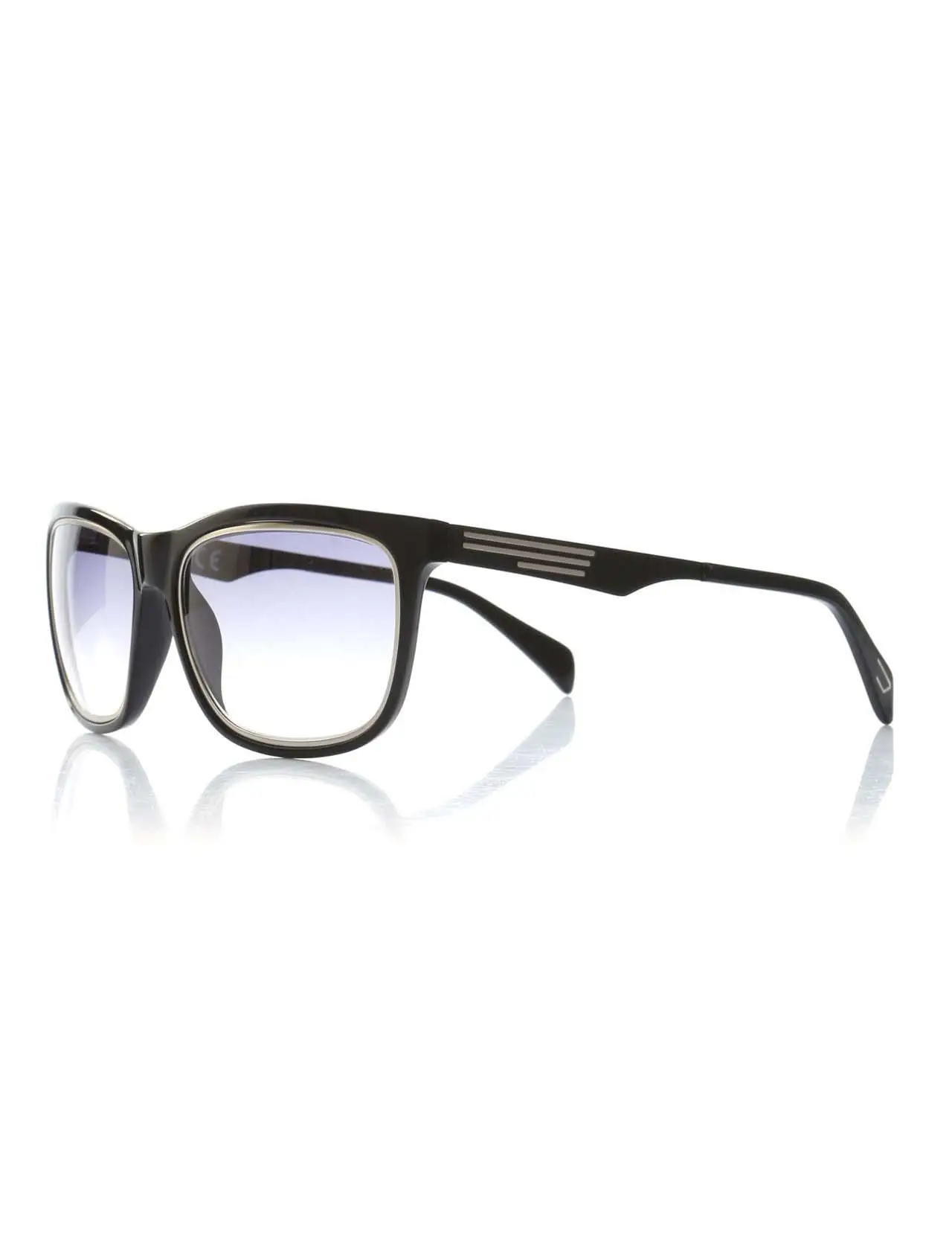 

Unisex sunglasses dl 0165 01b bone black organic rectangle rectangular 56-17-145 diesel