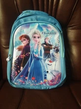 Mochila escolar de dibujos animados de Disney para niñas, bonita mochila para guardería, elsa, Anna