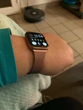 Correa delgada para Apple Watch SE 6/5/4, 40MM y 44MM, correa de Metal para iWatch Series 3/2/1, 38MM y 40MM