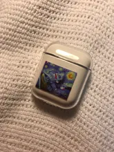 Hard-Case Headset-Box Letters Bluetooth Earphone Apple Airpods Transparent Cartoon Luxury