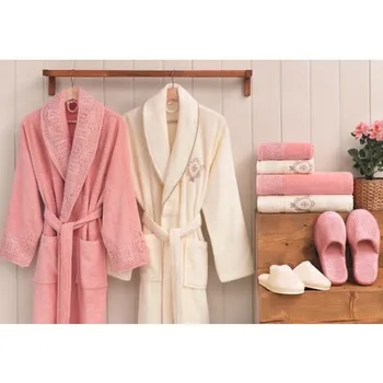 

Özdilek Wedding Family Robe Set Powder-Cream