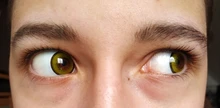 Lentillas de disfraz de Halloween, lentes de contacto de colores para ojos, azules y rojos