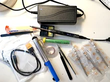 Smart-Soldering-Station-Kit Replacement Iron-Tip Power-Supply TS100 Electric MINI Portable