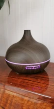 Aromatherapy-Diffuser Essential-Oil Ultrasonic-Air-Humidifier Wood-Grain Electric Remote