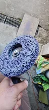 1/3 Uds 125mm disco con tira de polietileno rueda abrasiva pintura Óxido de limpio de ruedas para motocicletas Durable amoladora de ángulo de coche