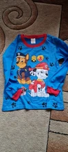 Paw Patrol-Pijama de algodón para niños, ropa de dormir de dos piezas, de manga larga