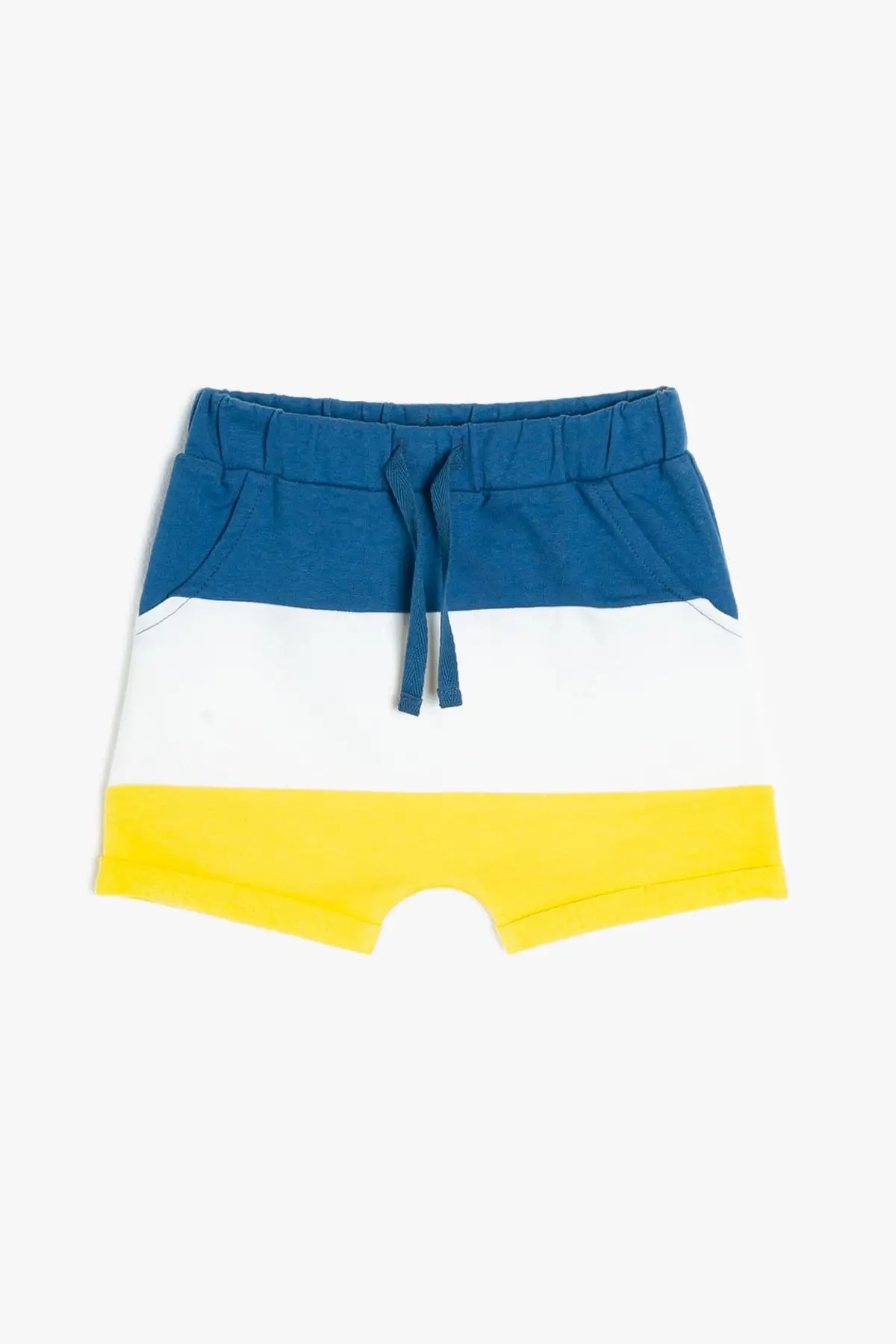 Coton Kids/темно-синие шорты в полоску для маленьких мальчиков и бермуды