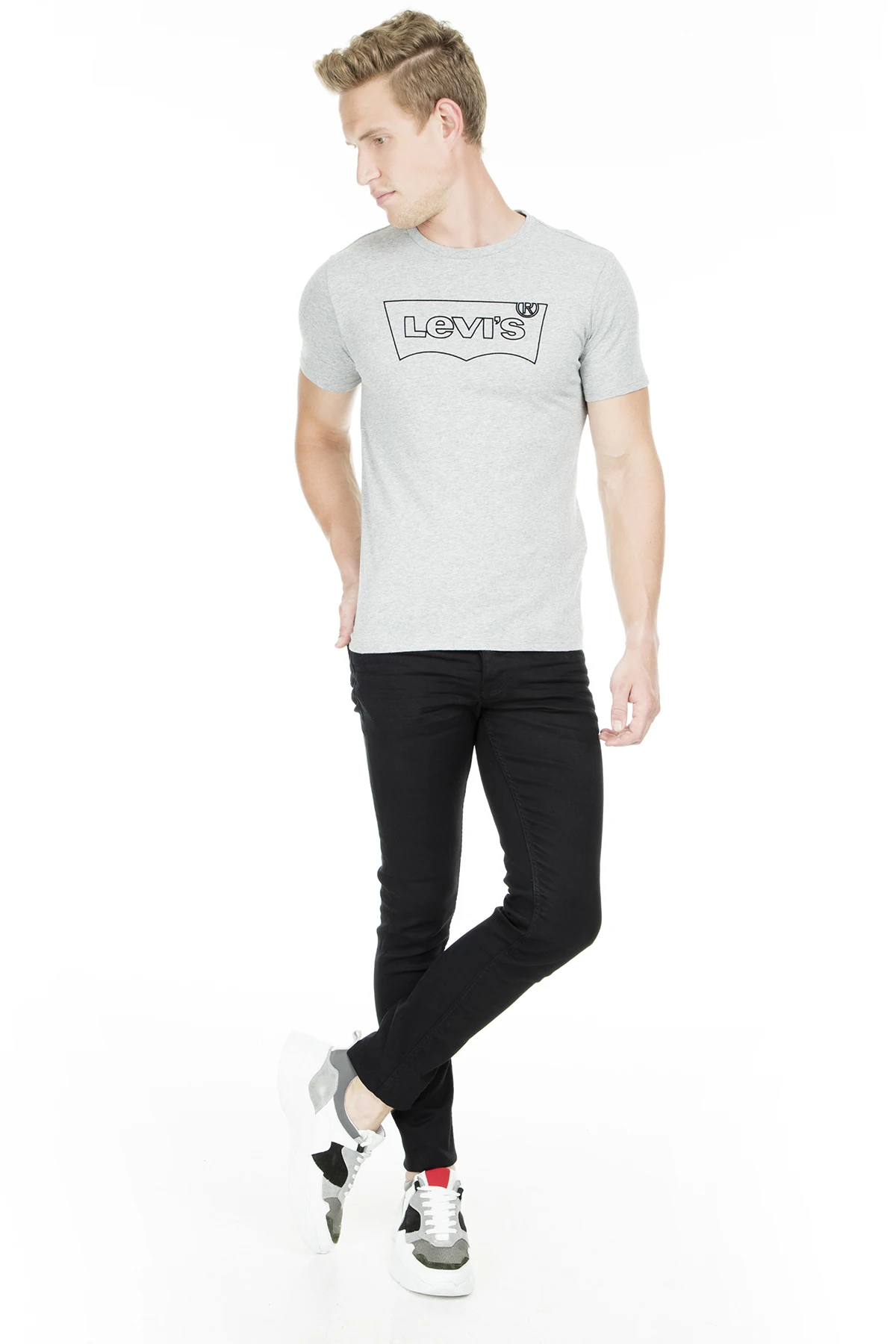 Levi's велосипедный Воротник T shiro 22489