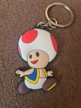 LLavero de PVC Mini con dibujos animados para niños, llavero colgante de juguete, llavero de moda, 1 Uds.