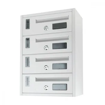 

Mailbox 4 seater BIANCA ARTIGIAN FERRO Art 783C 42x18x30 cm