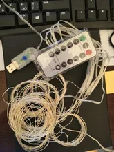 3MX3M LED Curtain Garland on The Window USB String Lights Fairy Festoon Remote Control