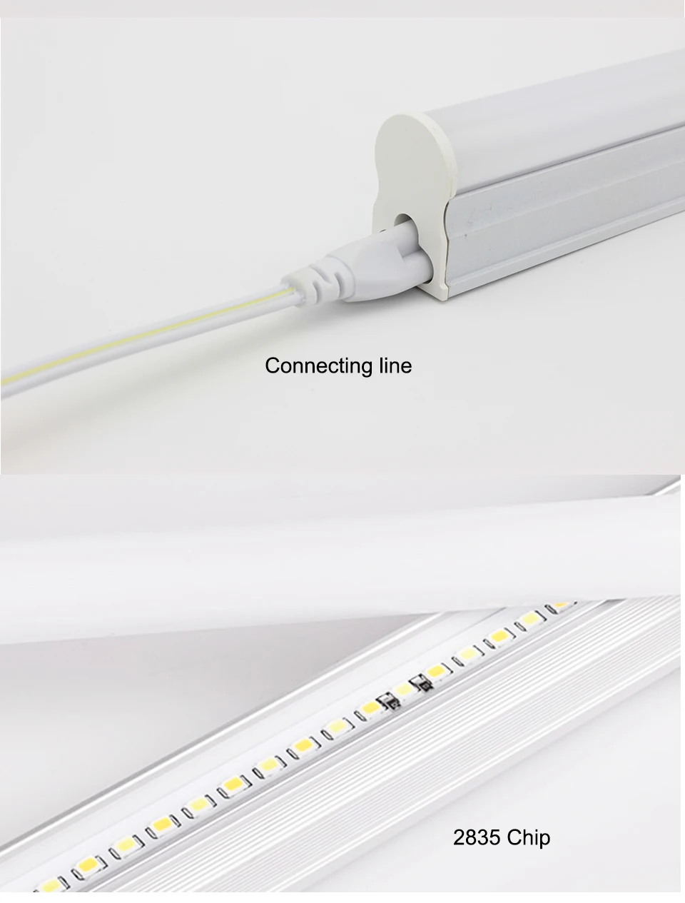 AMPOULE LED,T530CM5W 4PSCCool White 6500KLampe led à tube t5, 30cm 45cm, barre, 5W 6W 8W