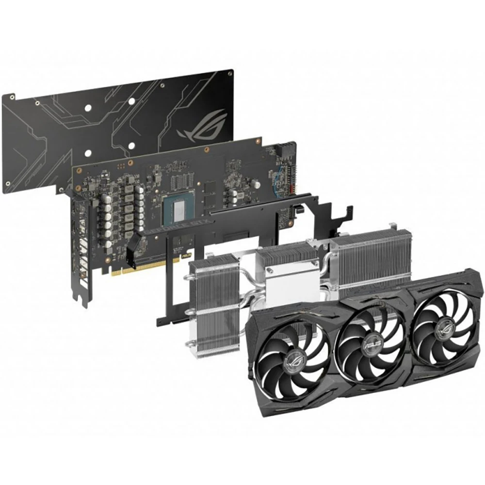 Видеокарта ASUS ROG nVidia GeForce GTX 1660 Ti 1800MHz 6144MB 12000MHz 192 bit[ROG-STRIX-GTX1660TI-6G-GAMING]