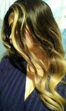 HENRY-Suarez largo ondulado marrón Rubio Ombre peluca Natural Sintético pelucas para mujeres medio fiesta Cosplay Peluca de pelo resistente al calor