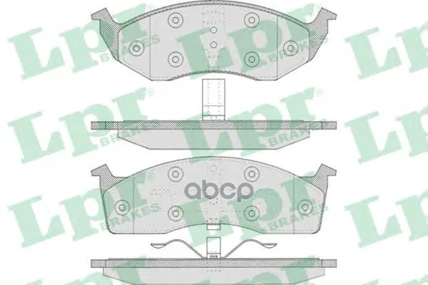 Колодки Тормозные Chrysler 300m/Voyager/Dodge Caravan Передние Lpr 05p629 Lpr арт. 05P629