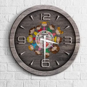 

Personalized Professional Child Development Öğretmeni Wood Wall Clock-2