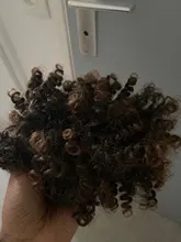 Leeons nuevo rizado flequillo de 11Color Pelo Rizado flequillo extensiones de cabello sintético Clip en el frente postizos ajustable