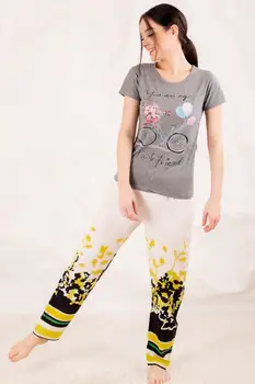 

Armonika Women Gray Top Bicycle Six Pattern Sleepwear Kit ARM-20Y099094
