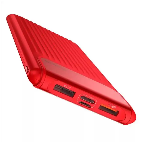 Baseus 10000 мАч Power Bank Quick Charge 3 0 Dual USB ЖК дисплей повер банк внешний аккумулятор
