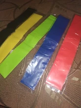 Bandas elásticas para entrenamiento, equipo de resistencia, equipamiento deportivo, correa de goma para yoga, fitness, gimnasio, deporte, pilates, 0,35-1,1 mm, 5 unidades por lote
